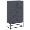 Anthrazit Sideboard Ghenadii 68,5x38,5x123,5cm (Stahl)