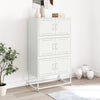 Weißes Sideboard Ghenadii 68,5x38,5x123,5cm (Stahl)