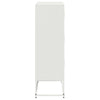 Weißes Sideboard Ghenadii 68,5x38,5x123,5cm (Stahl)