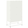 Weißes Sideboard Ghenadii 68,5x38,5x123,5cm (Stahl)