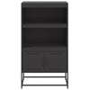 Schwarzer Schrank Binita 68,5x38,5x123,5cm (Stahl)