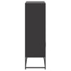 Schwarzer Schrank Binita 68,5x38,5x123,5cm (Stahl)