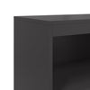 Schwarzer Schrank Binita 68,5x38,5x123,5cm (Stahl)