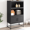 Schwarzer Schrank Binita 68,5x38,5x123,5cm (Stahl)
