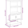 Pinkki kaappi Binita 68,5x38,5x123,5cm (teräs)