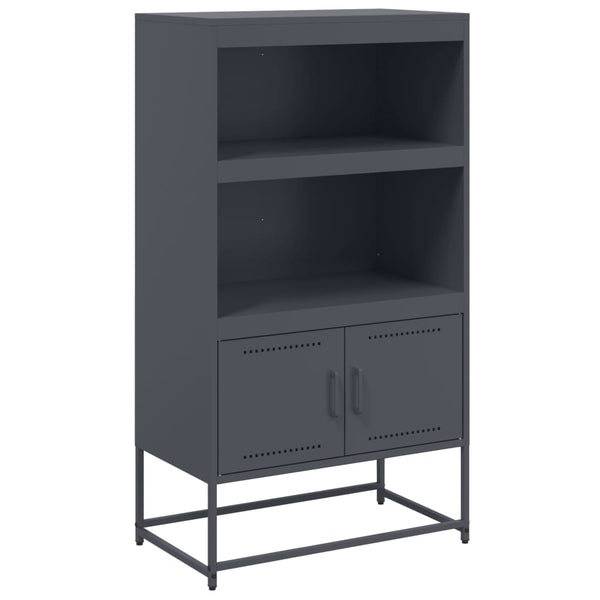 Anthrazit Schrank Binita 68,5x38,5x123,5cm (Stahl)