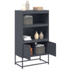 Anthrazit Schrank Binita 68,5x38,5x123,5cm (Stahl)