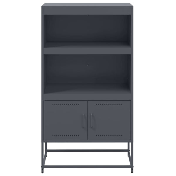 Anthrazit Schrank Binita 68,5x38,5x123,5cm (Stahl)
