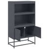 Anthrazit Schrank Binita 68,5x38,5x123,5cm (Stahl)