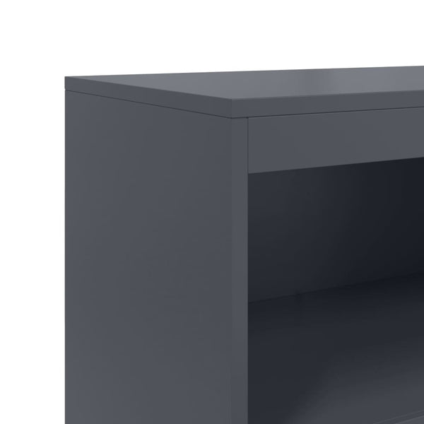 Anthrazit Schrank Binita 68,5x38,5x123,5cm (Stahl)