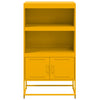 Sinapinkeltainen kaappi Binita 68,5x38,5x123,5cm (teräs)