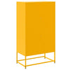 Sinapinkeltainen kaappi Binita 68,5x38,5x123,5cm (teräs)