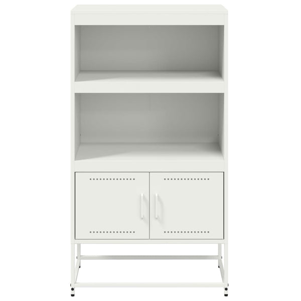 Weißer Schrank Binita 68,5x38,5x123,5cm (Stahl)