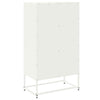 Weißer Schrank Binita 68,5x38,5x123,5cm (Stahl)