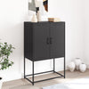Schwarzer Schrank Arola 68,5x38,5x107cm (Stahl)