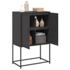 Schwarzer Schrank Arola 68,5x38,5x107cm (Stahl)