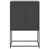 Schwarzer Schrank Arola 68,5x38,5x107cm (Stahl)