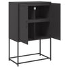 Schwarzer Schrank Arola 68,5x38,5x107cm (Stahl)
