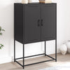 Schwarzer Schrank Arola 68,5x38,5x107cm (Stahl)
