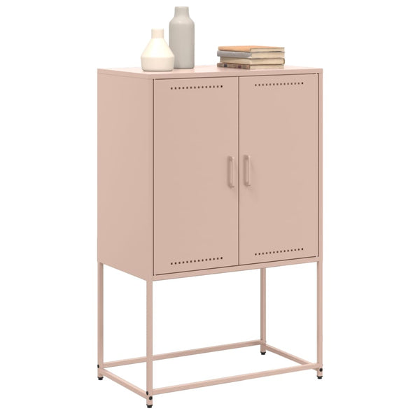 Pinkfarbener Schrank Arola 68,5x38,5x107cm (Stahl)