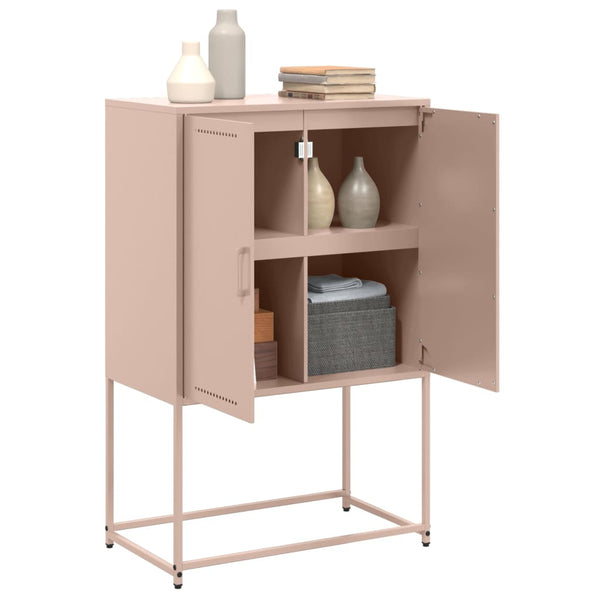 Pinkfarbener Schrank Arola 68,5x38,5x107cm (Stahl)
