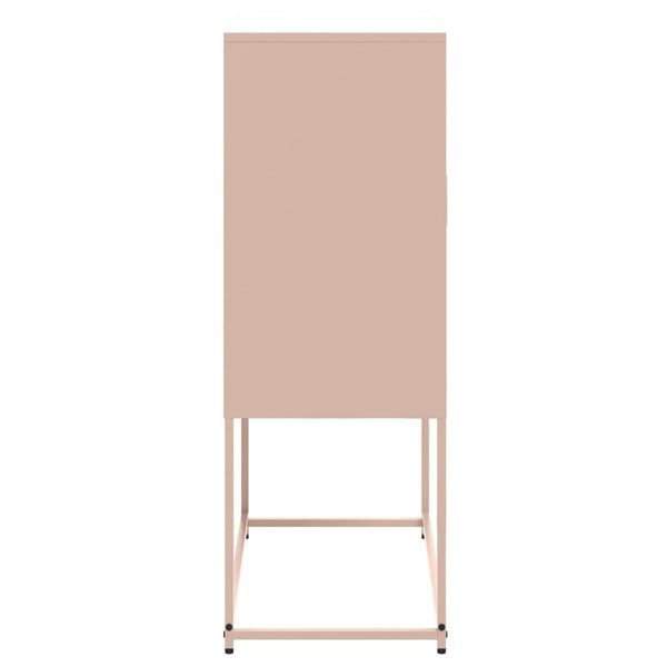 Pinkfarbener Schrank Arola 68,5x38,5x107cm (Stahl)