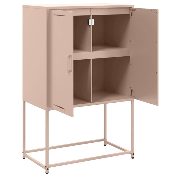 Pinkfarbener Schrank Arola 68,5x38,5x107cm (Stahl)