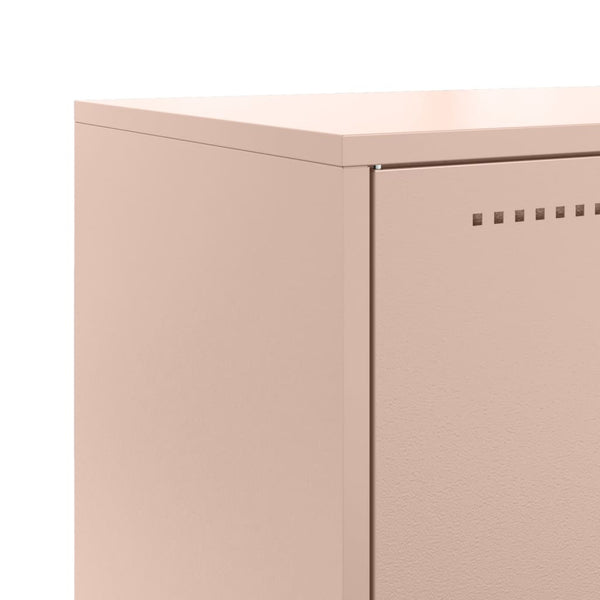 Pinkfarbener Schrank Arola 68,5x38,5x107cm (Stahl)