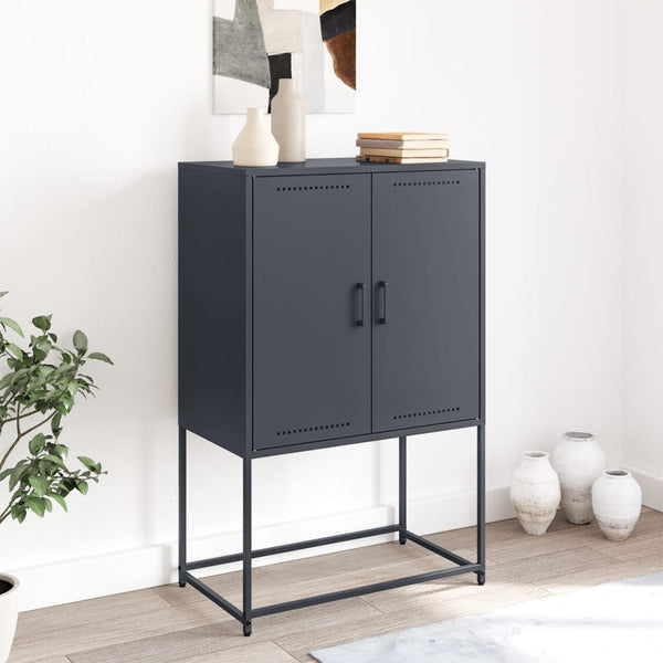 Antrasiitti kaappi Arola 68,5x38,5x107cm (teräs)