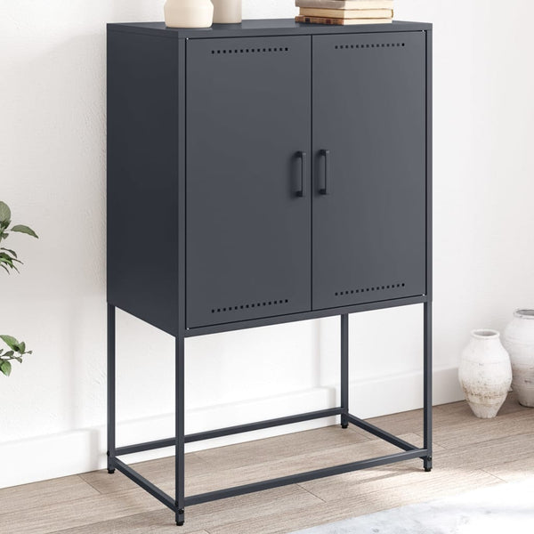 Antrasiitti kaappi Arola 68,5x38,5x107cm (teräs)