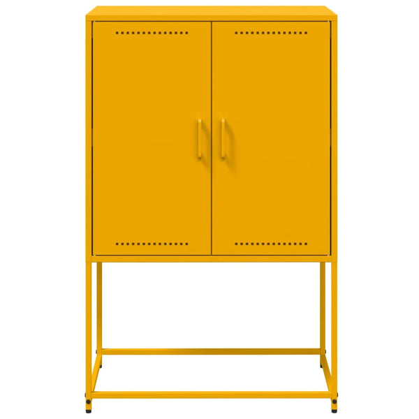 Sinapinkeltainen kaappi Arola 68,5x38,5x107cm (teräs)