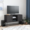 Schwarzes TV-Möbel Gieta 100,5x39x60,5cm (Stahl)