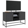 Schwarzes TV-Möbel Gieta 100,5x39x60,5cm (Stahl)
