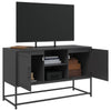 Schwarzes TV-Möbel Gieta 100,5x39x60,5cm (Stahl)
