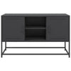 Schwarzes TV-Möbel Gieta 100,5x39x60,5cm (Stahl)