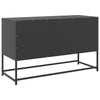 Schwarzes TV-Möbel Gieta 100,5x39x60,5cm (Stahl)