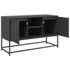 Schwarzes TV-Möbel Gieta 100,5x39x60,5cm (Stahl)