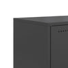Schwarzes TV-Möbel Gieta 100,5x39x60,5cm (Stahl)