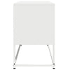 Weißes TV-Lowboard Gieta 100,5x39x60,5cm (Stahl)