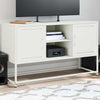 Weißes TV-Lowboard Gieta 100,5x39x60,5cm (Stahl)