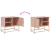 Rosa TV-Schrank Comeluta 68x39x60,5cm (Stahl)