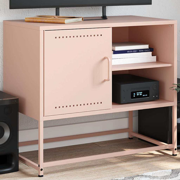 Rosa TV-Schrank Comeluta 68x39x60,5cm (Stahl)