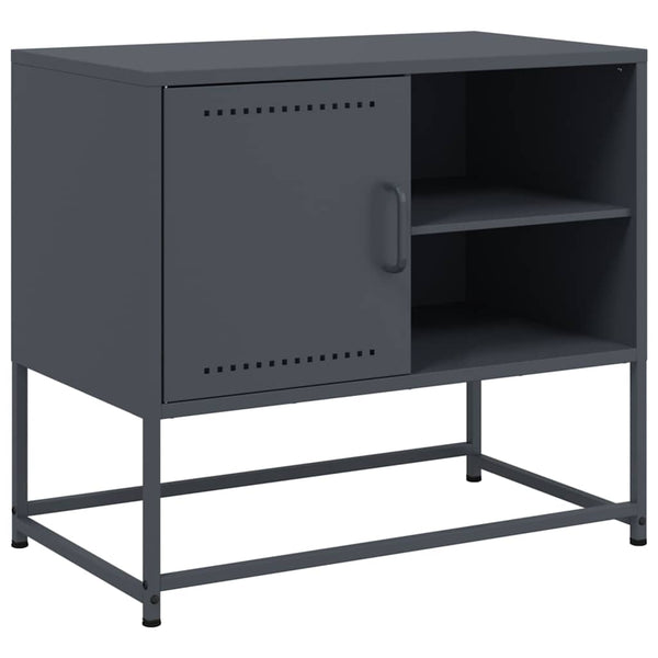 Antrasiitti tv-taso Comeluta 68x39x60,5cm (teräs)