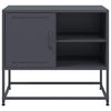 Antrasiitti tv-taso Comeluta 68x39x60,5cm (teräs)
