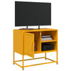Sinapinkeltainen tv-taso Comeluta 68x39x60,5cm (teräs)