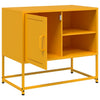 Sinapinkeltainen tv-taso Comeluta 68x39x60,5cm (teräs)