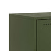 Olivgrüner TV-Ständer Comeluta 68x39x60,5cm (Stahl)