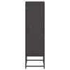 Schwarzer Schrank Egevit 36x39x123cm (Stahl)