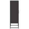 Schwarzer Schrank Egevit 36x39x123cm (Stahl)