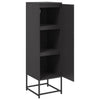 Schwarzer Schrank Egevit 36x39x123cm (Stahl)